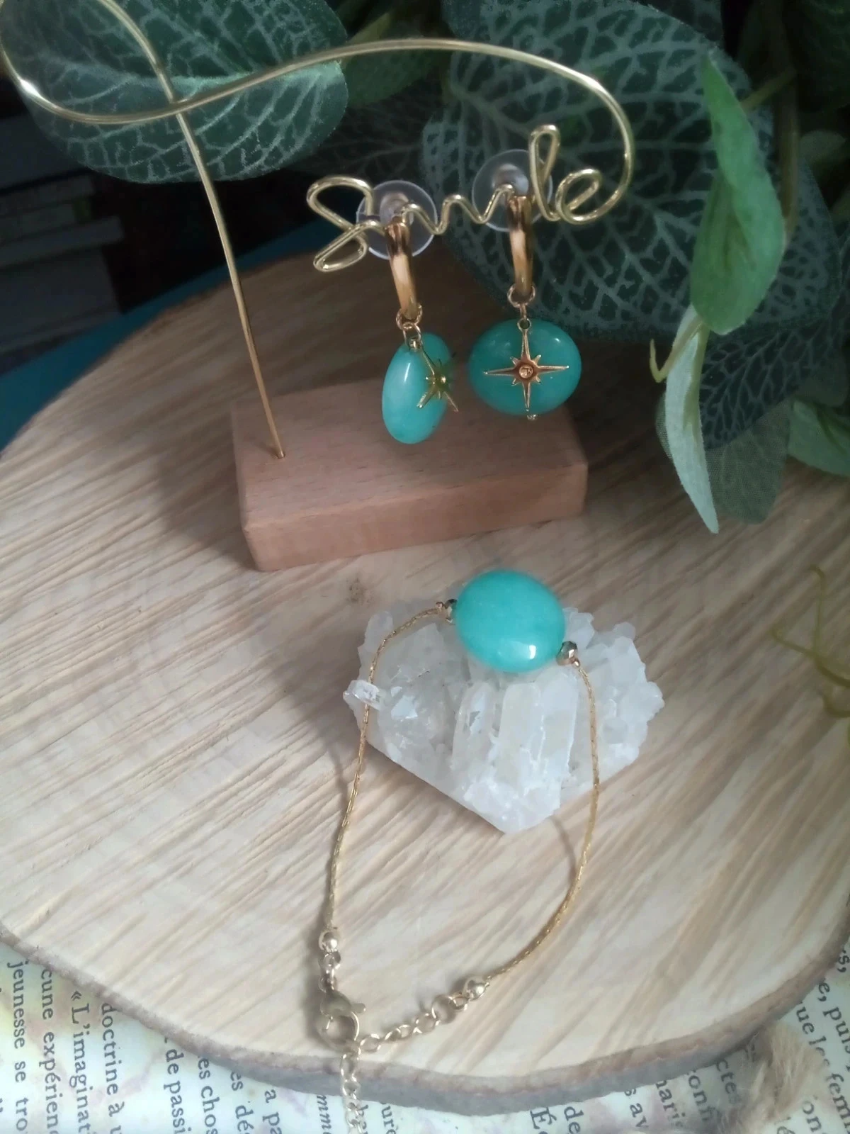 Parure de bijoux en amazonite – photo 3
